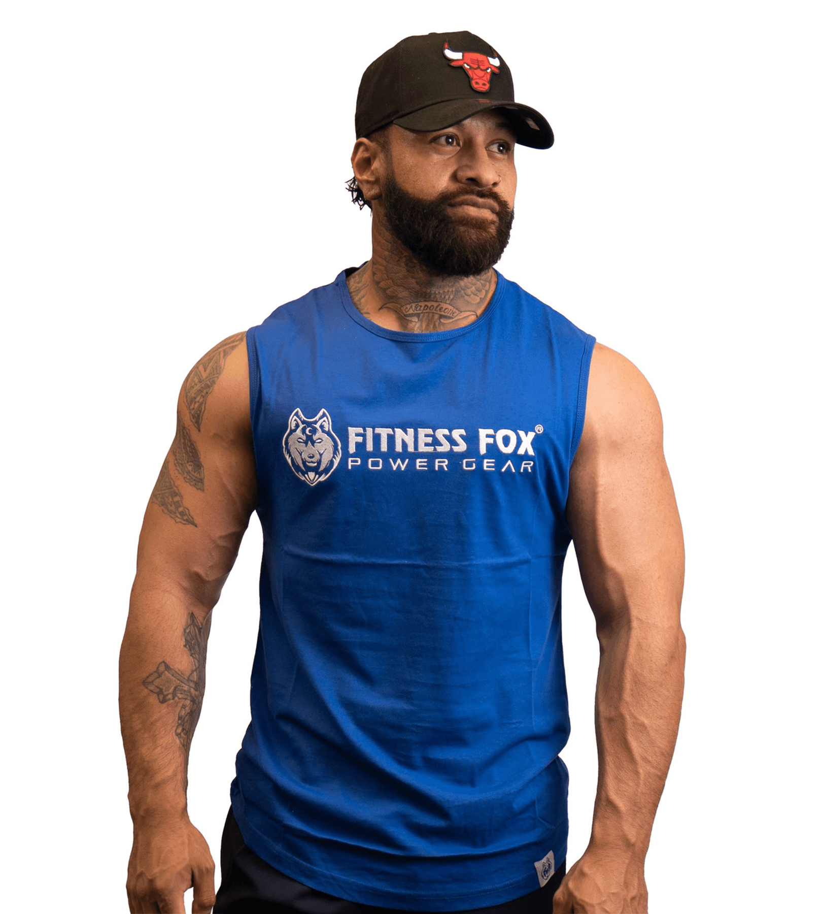 Fit Fox Cotton Blue Muscle Tank Top – FITNESS FOX