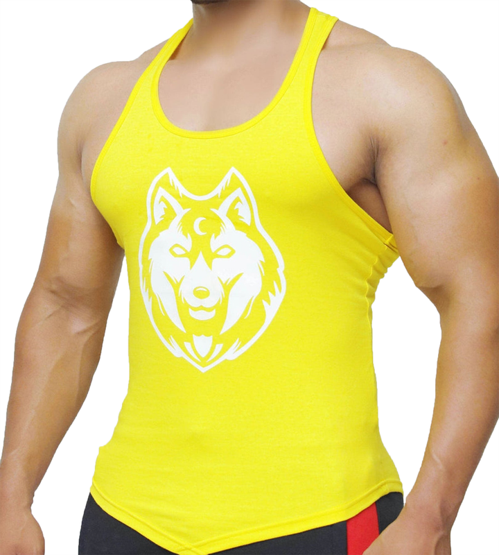 Fitnessfox Yellow Gym training Singlets