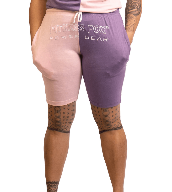 Fitnessfox UNISEX Gym Shorts (Pink & Violet)