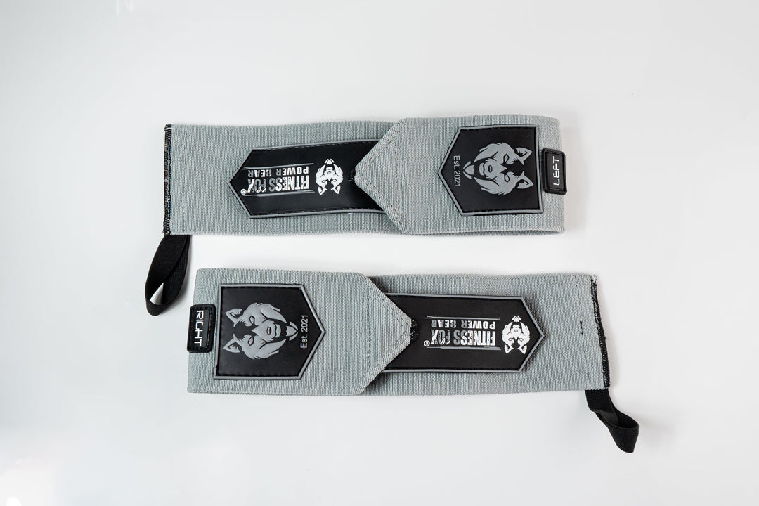 Power Wrist wraps 18” Inch ( Grey)