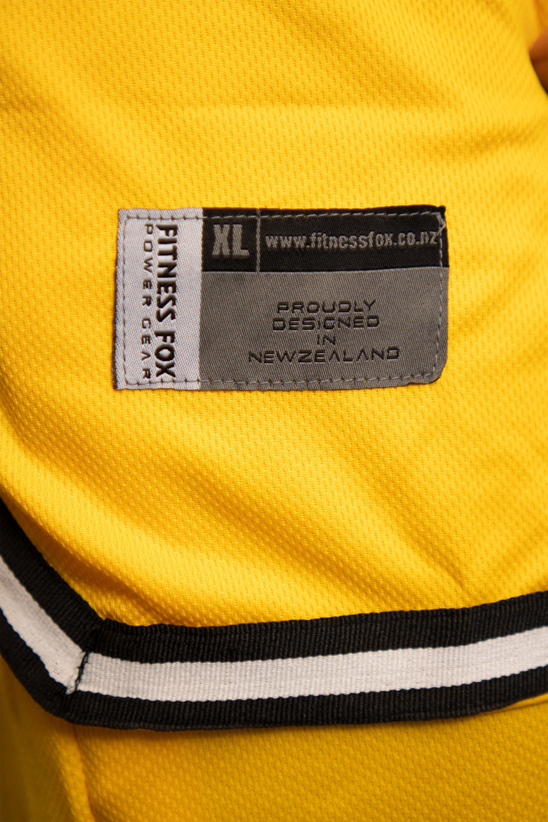 FitnessFox Basketball Singlet -Yellow