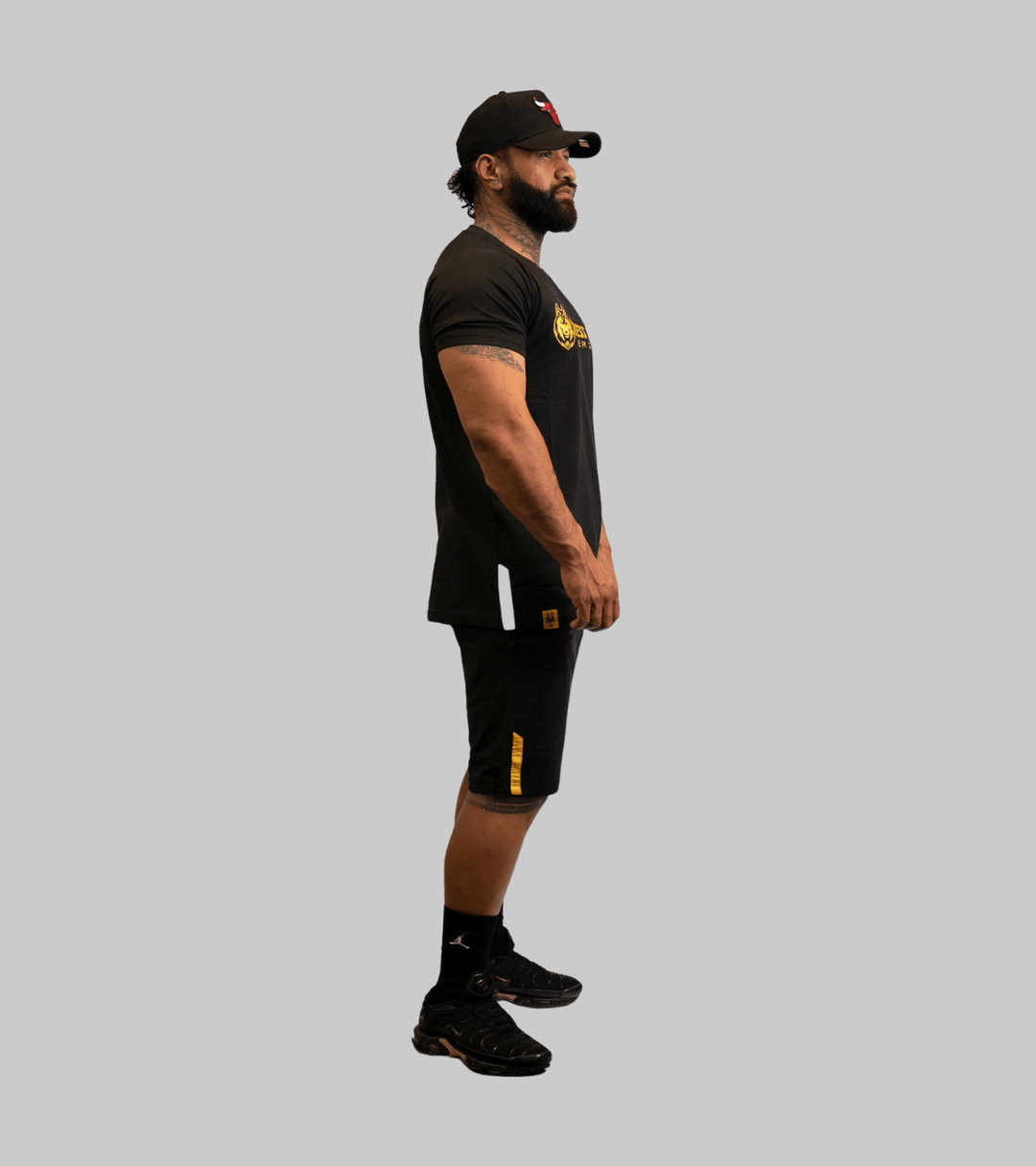 FitnessFox Men's Black T-Shirts