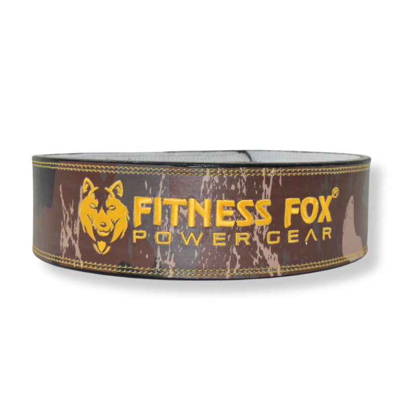 10mm camo lever belt for core stability during lifts