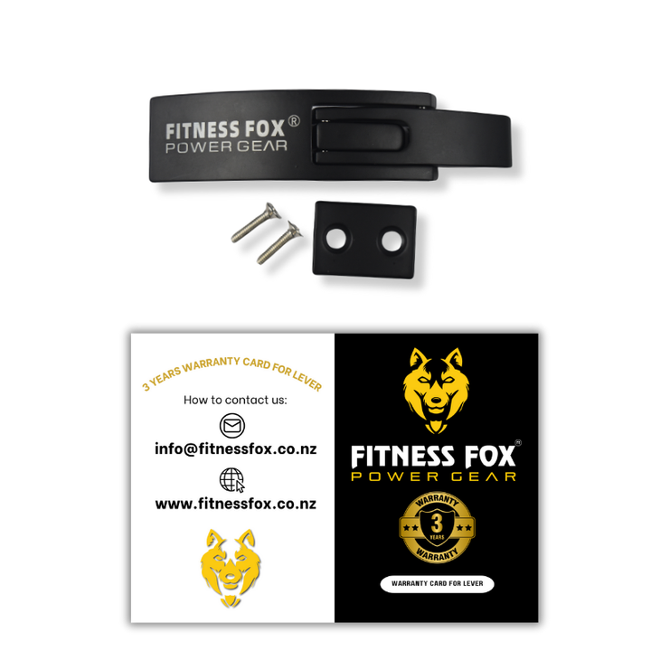 10mm lever belt for squats and deadlifts FITNESSFOX