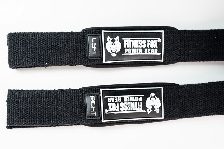 Pro Heavy lifting strap 70cm Long ( Black/White)