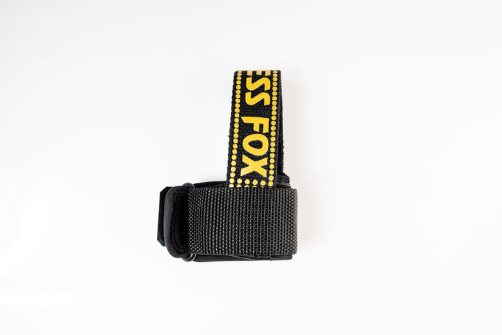 Power wrist strap ( Black/Gold)( Best for powerlifting/weighlifting/Crossfit)