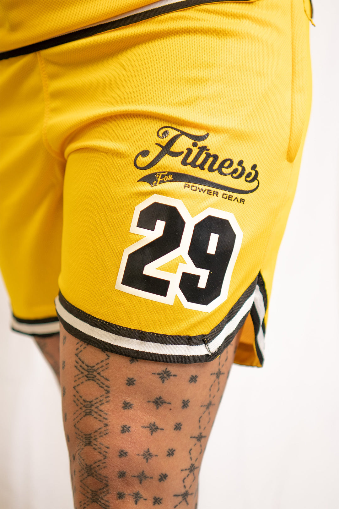 FitnessFox Basketball Singlet -Yellow