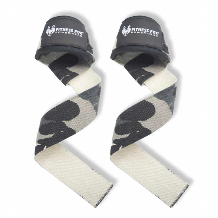 Fitnessfox Cotton Pro lifting Straps ( Camo) (64cm long )