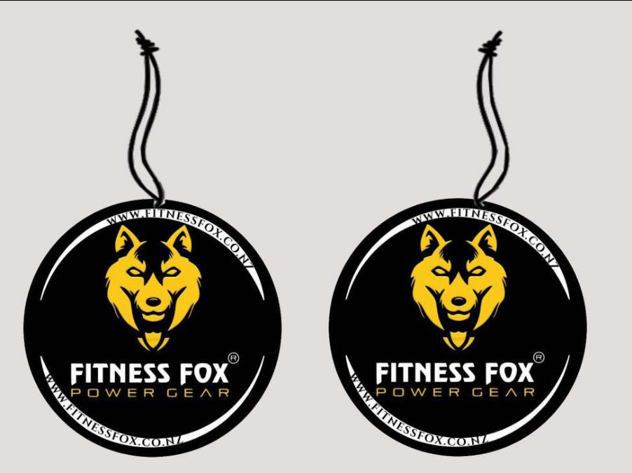 Premium Fitness Fox car air freshener for a clean and pleasant driving experience