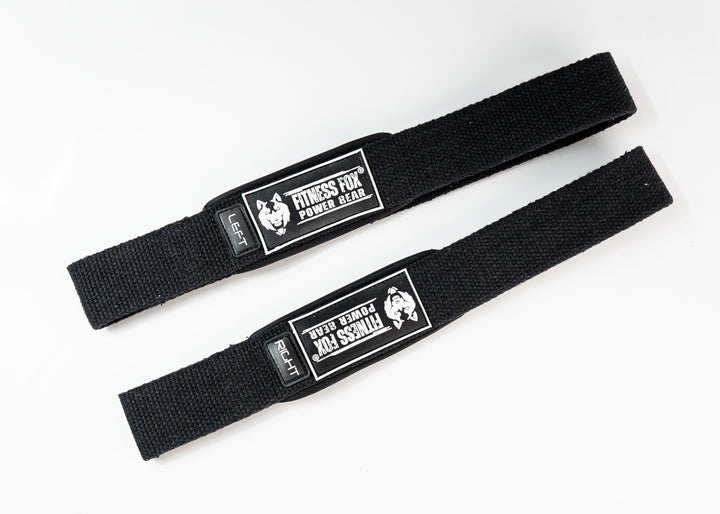 Pro Heavy lifting strap 70cm Long ( Black/White)