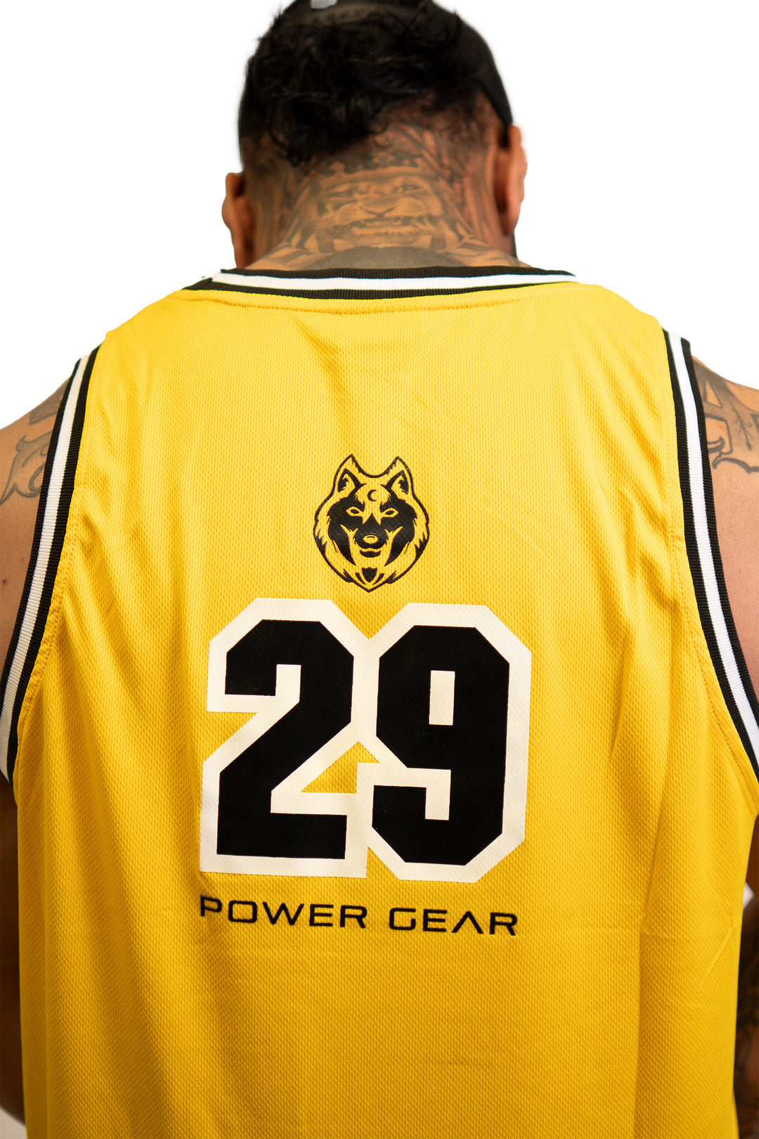 FitnessFox Basketball Singlet -Yellow