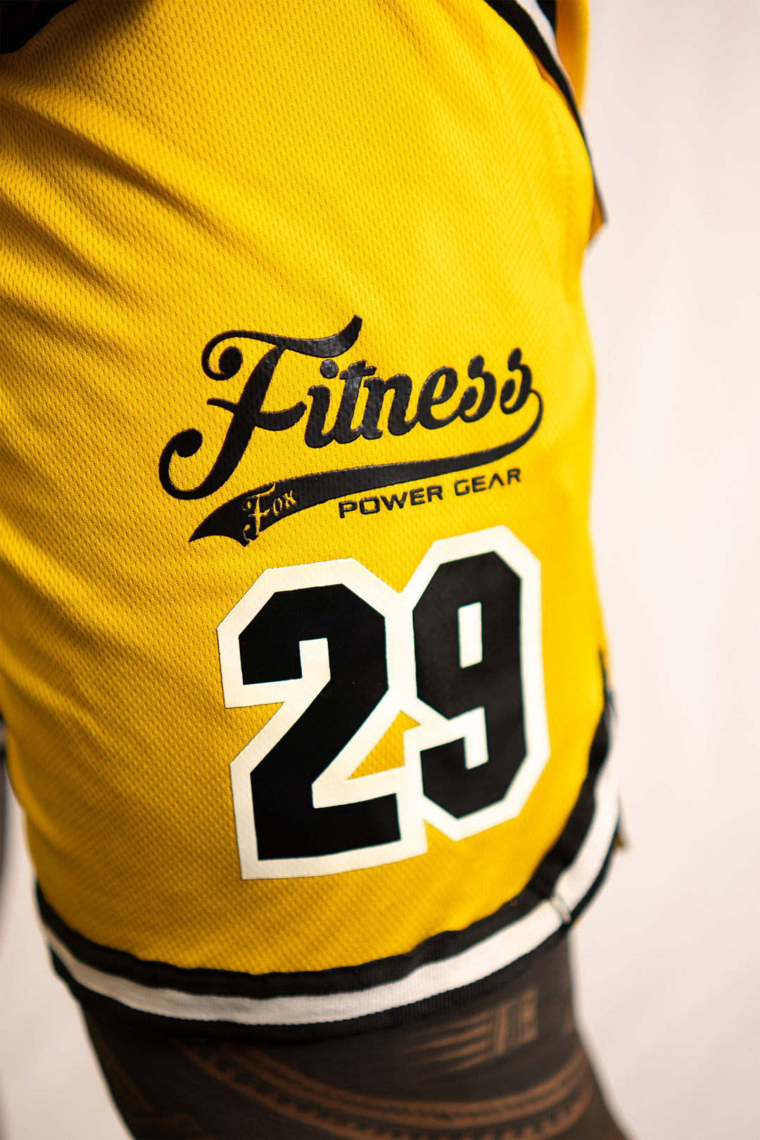 FitnessFox Basketball Singlet -Yellow