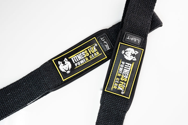 Pro Heavy Lifting Strap (70cm Long ) ( black / yellow)