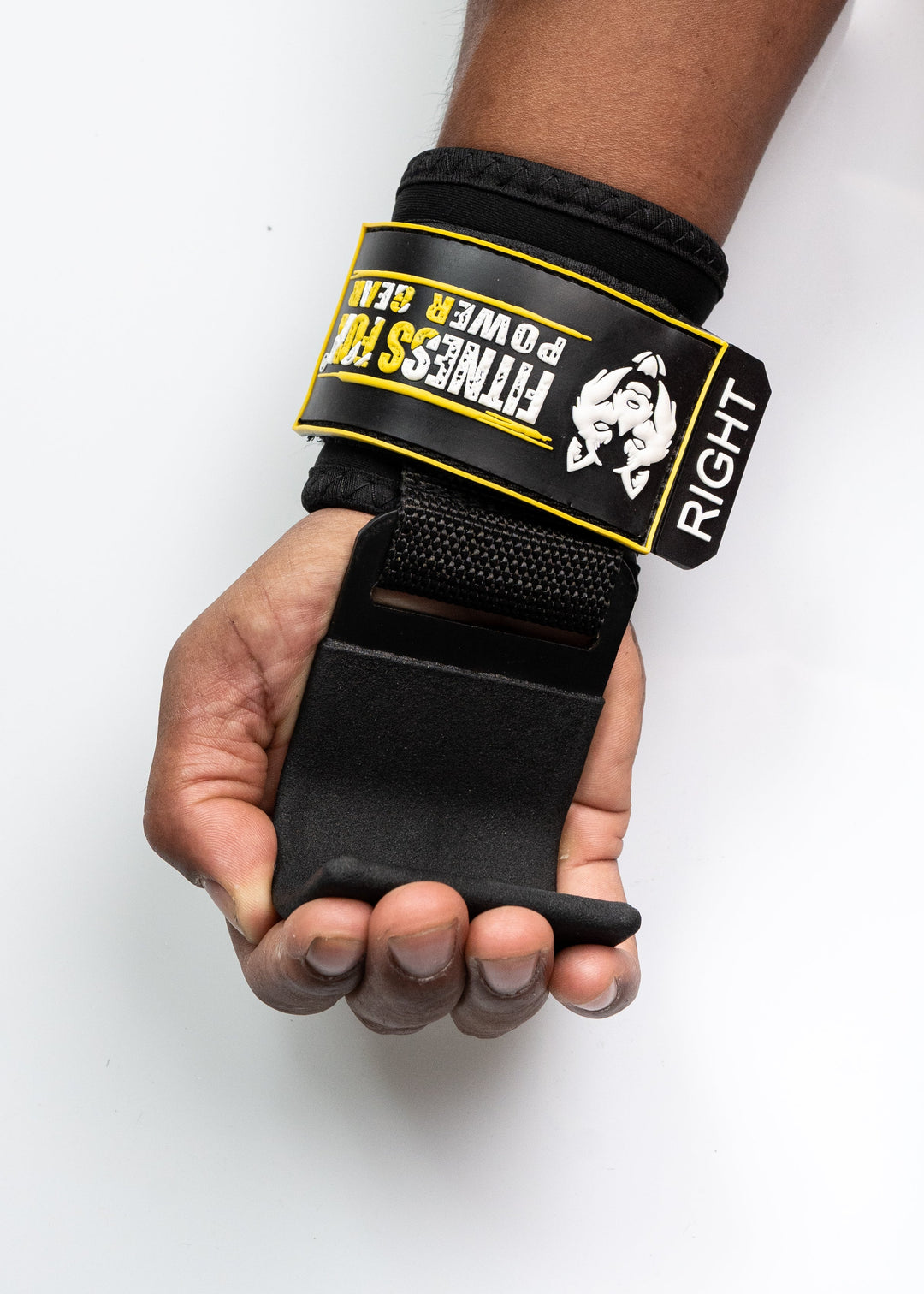 Heavy Lifting Hooks with Wrist Support ( Black)