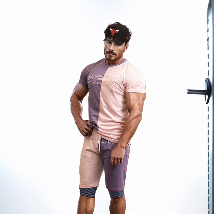 Fitnessfox UNISEX T-Shirts (Pink & Violet)