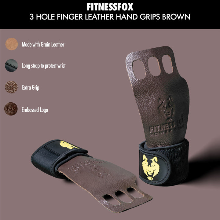 Leather finger Grips ( sold as a pair)