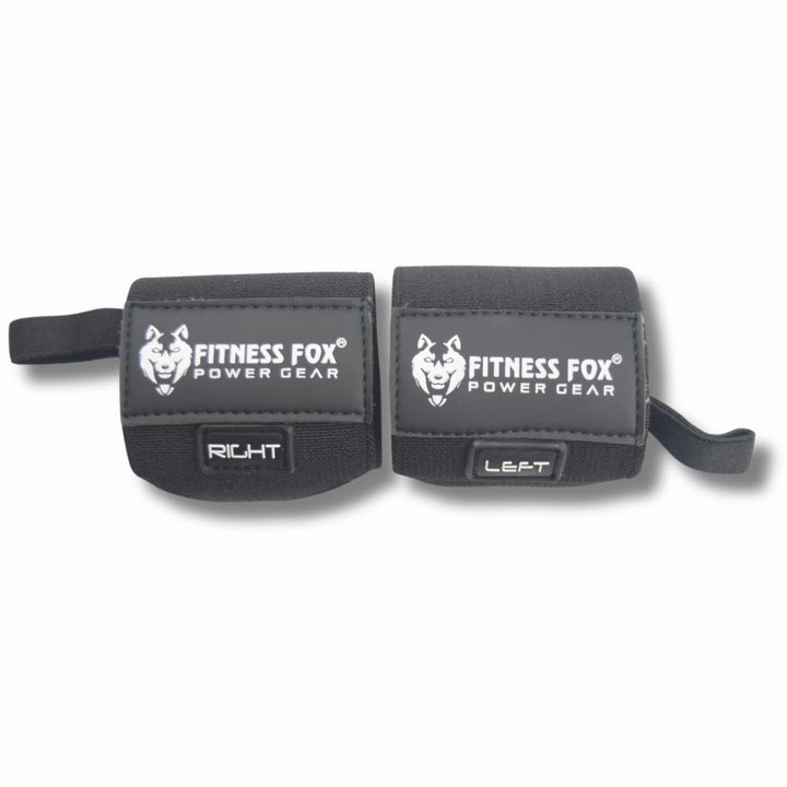 Fitnessfox Power Wrist Wraps (18 inch / Black)