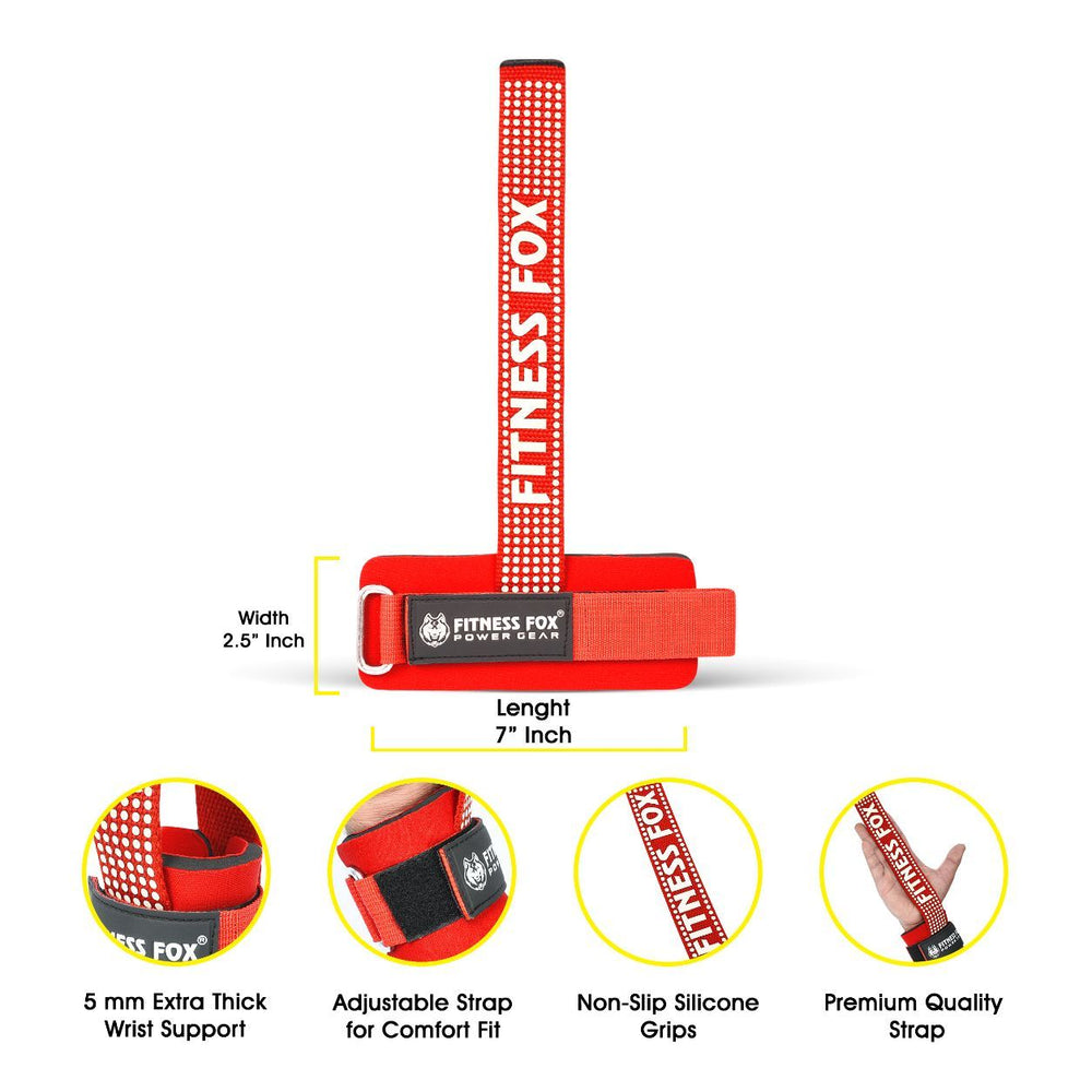 Durable heavy lifting straps by Fitness Fox for improved performance in deadlifting