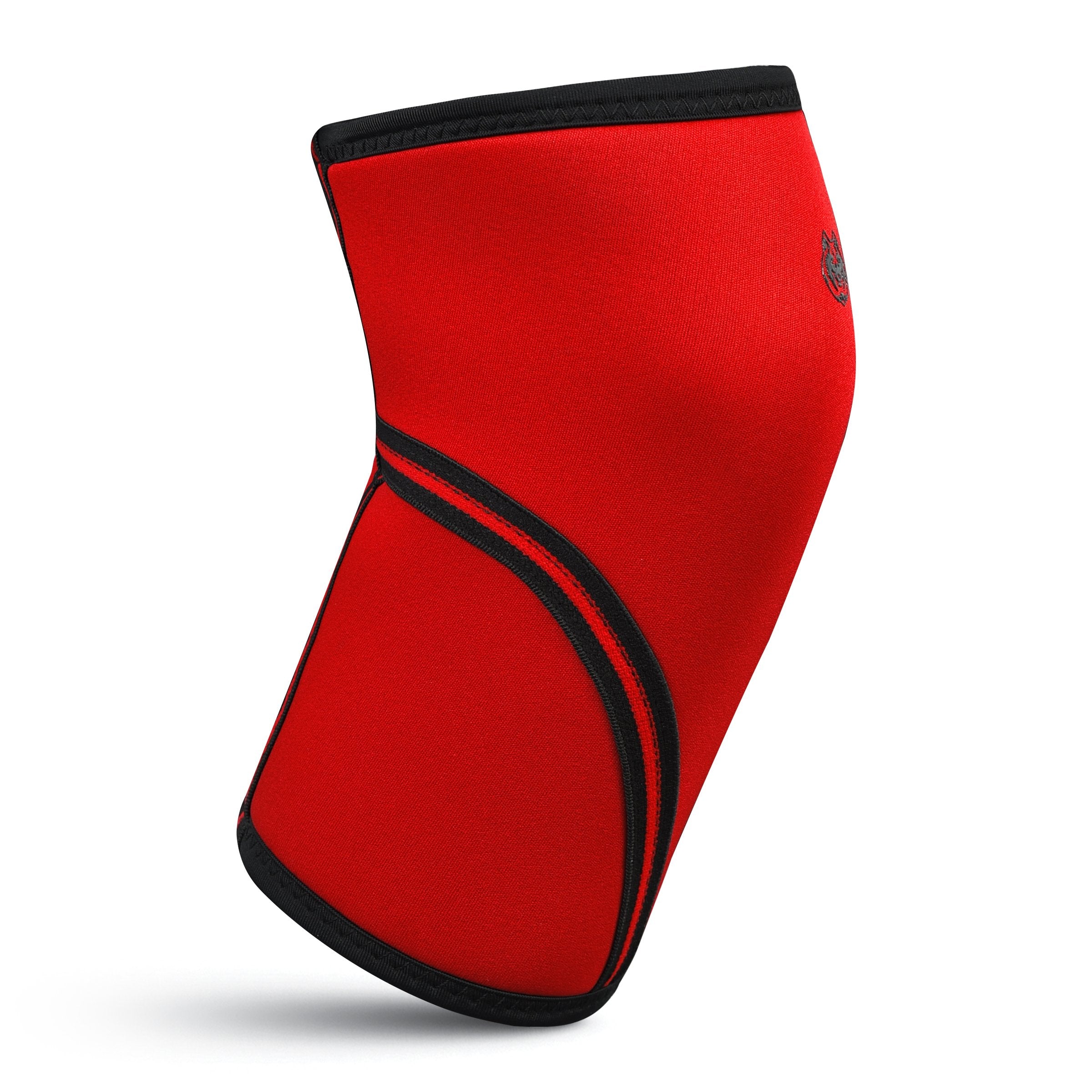 FITNESSFOX 7MM NEOPRENE Knee Sleeves Red/Black