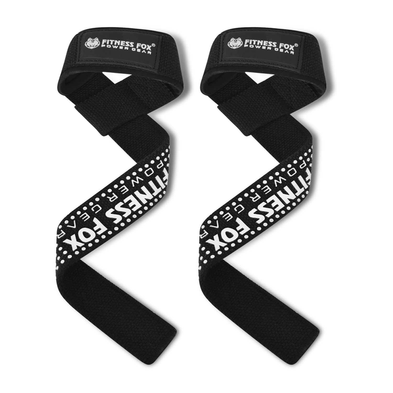 FitnessFox Weight Lifting Gym Straps( White )