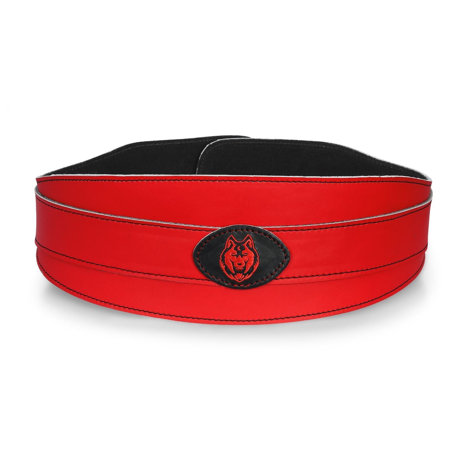 FITNESS FOX 6Inch padded leather Contoured Weightlifting Belt- (Sports Model)