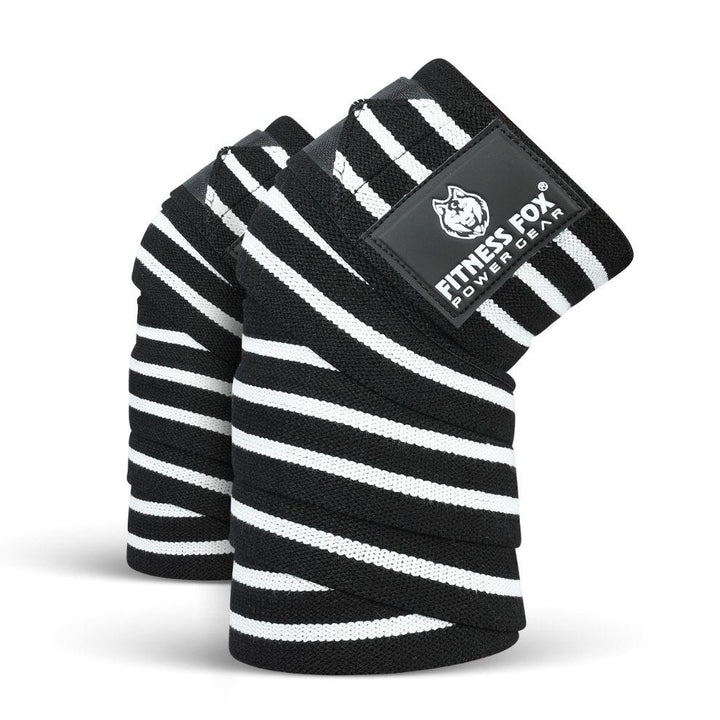 Fitness Fox 78-inch knee wraps (pair) for enhanced squat support and stability