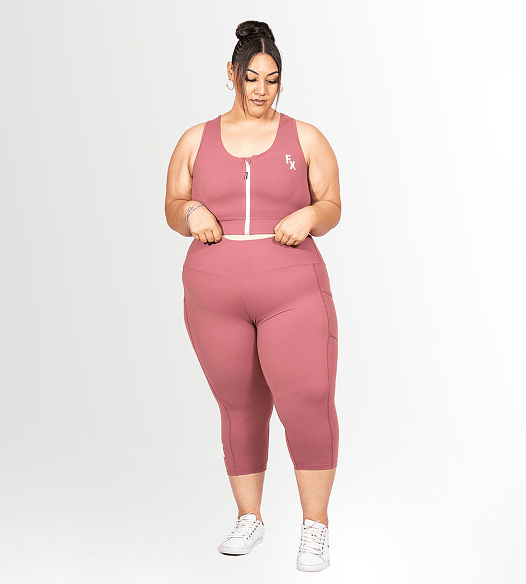 FitnessFox Blush High Waisted 7/8 Leggings