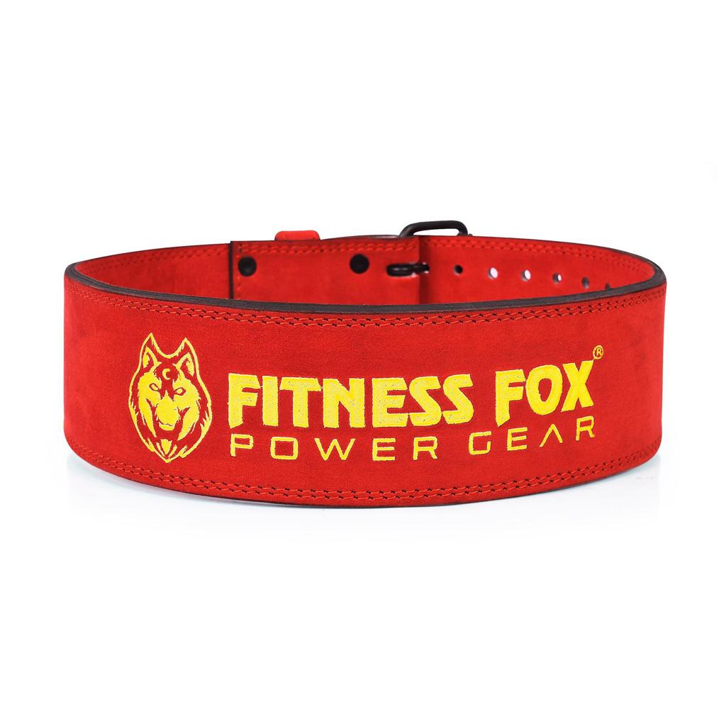 FITNESS FOX Double Prong 13mm Powerlifting Belt- Gym Workout